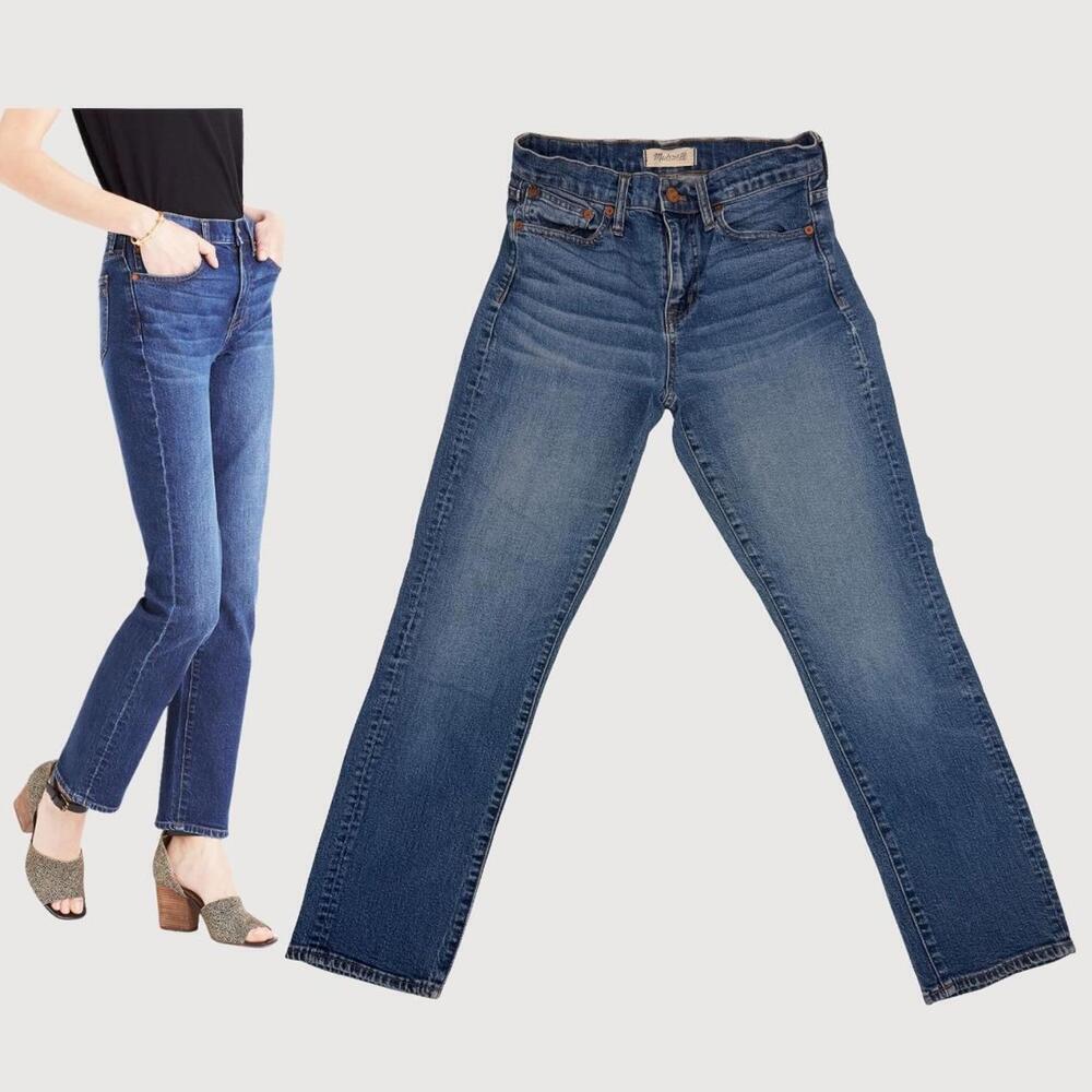 Madewell Cruiser Straight Jeans Women’s Size 26 Medium Wash High Rise